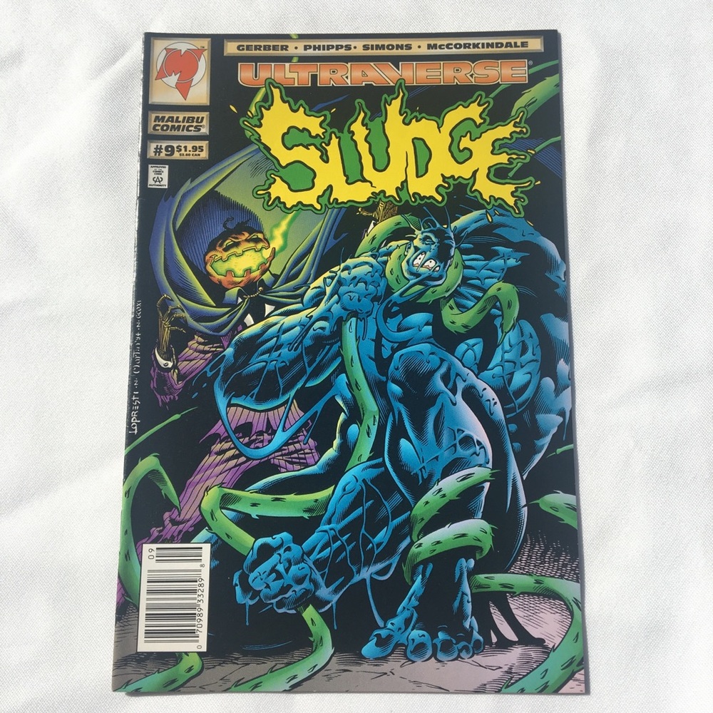 Sludge Comic Book No. 9 Sept ‘94 Malibu Comics Vintage